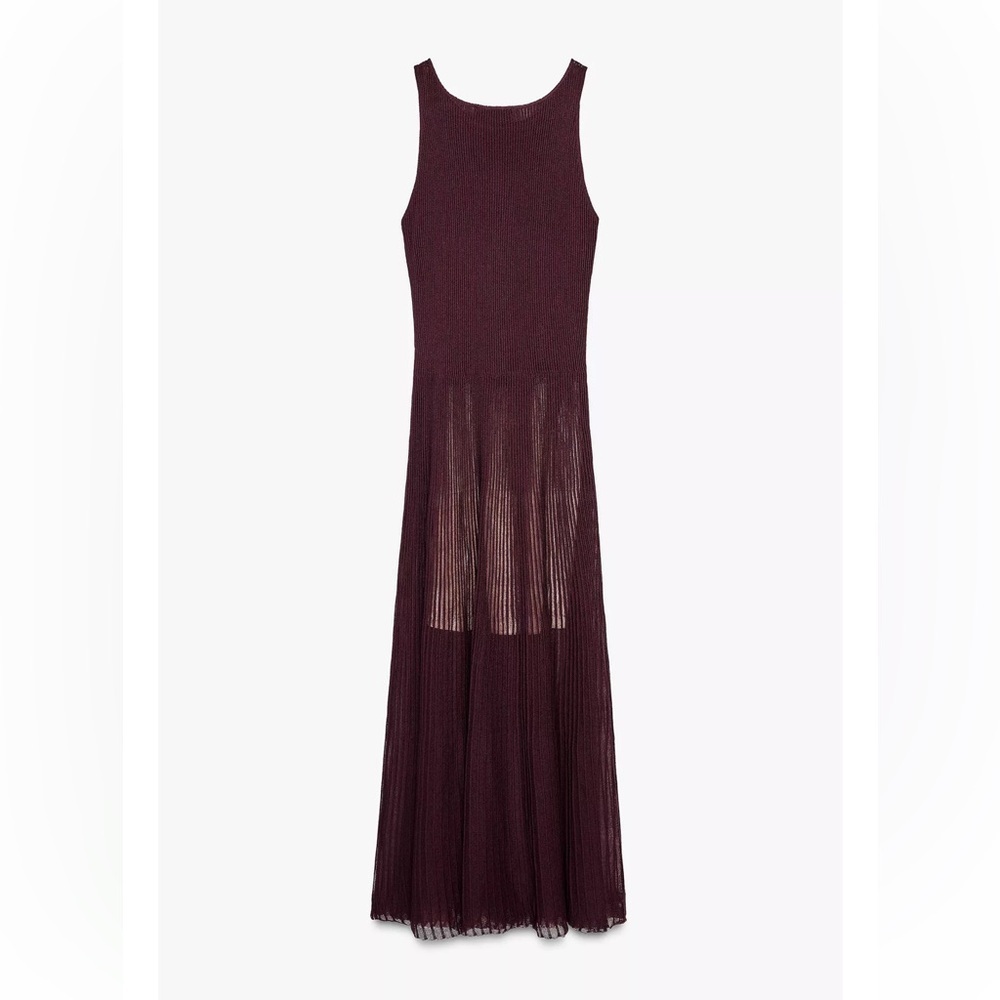 Zara Rib Knit Maxi Dress - Picture 13 of 14